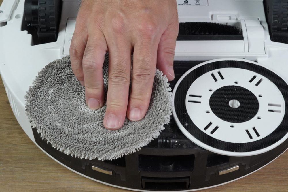 Press it onto the fastener so that it sits evenly.