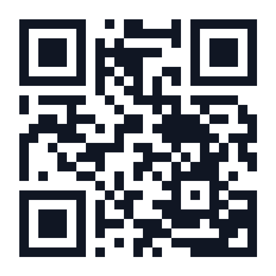 QR code for the Velds FAQ page